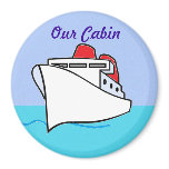 Let's Cruise Cabin Door Marker Refrigerator Magnets