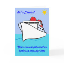 Let's Cruise Custom Card