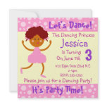Let's Dance ~ It's Party Time~Kids Birthday Party Personalized Announcements
