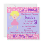 Let's Dance ~ It's Party Time~Kids Birthday Party Personalized Invitations