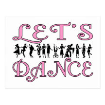Let's Dance Post Card