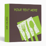 Let's Eat Avery Binder (Lime)
