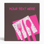 Let's Eat Avery Binder (Pink)