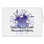 Let's Find a Cure! Rheumatoid Arthritis Design1 Card