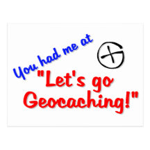 Let's Geocache Postcard