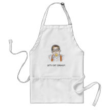 "LET'S GET GREASY!" Aprons