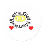 let's get married stickers