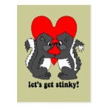 lets get stinky postcard
