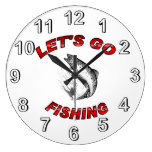 Lets go fishing Clock