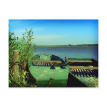 Let's go fishing post card