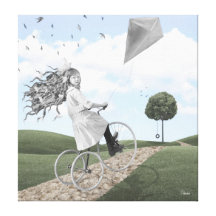 "Let's Go Fly A Kite" Wrapped Canvas Canvas Prints