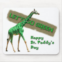 LET'S GO GREEN MOUSE PADS