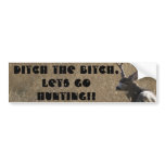 "Lets Go Hunting" Bumper Sticker