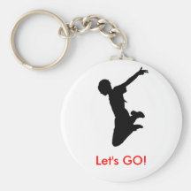 Let's GO! key chain