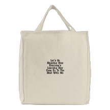 Let's Go Shopping NowEveryone's Learning HowCom... Canvas Bags