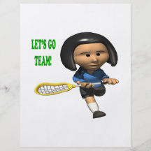 Lets Go Team Personalized Flyer