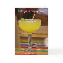 Let's go to Happy Hour! Greeting Cards