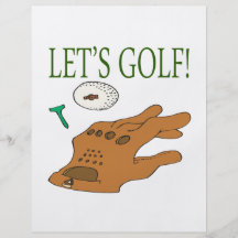 Lets Golf Custom Flyer