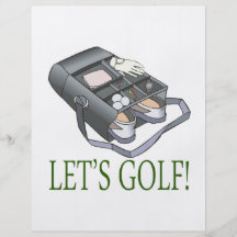 Lets Golf Full Colour Flyer