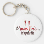 Let's grab a bite keychain