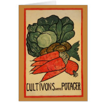 Let's Grow a Vegetable Garden Greeting Card