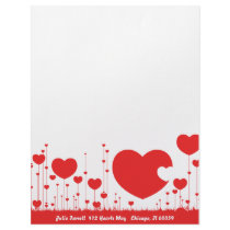 Let's Grow Some Love Heart Letterhead