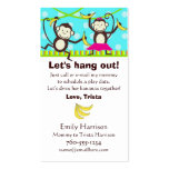 Let's Hang Out, Monkey Play Date Cards Business Cards