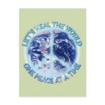 Let's heal the World Postcards
