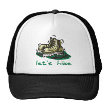 Let's Hike Green hats
