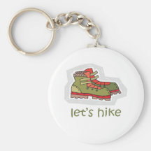 Let's Hike Keychain