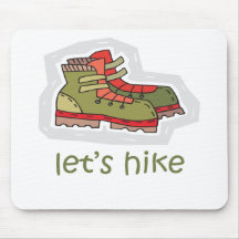 Let's Hike Mouse Mat