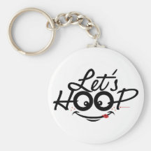 Let's Hoop key chains
