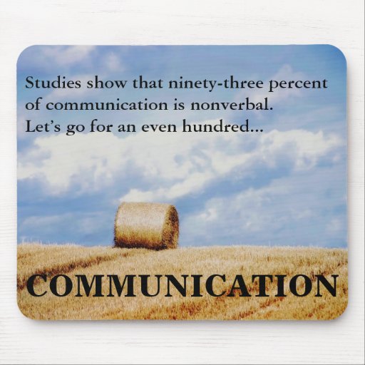 Let's improve our communications skills mousepad