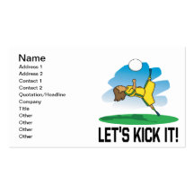 Lets Kick It Business Card
