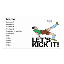 Lets Kick It Business Card