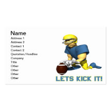 Lets Kick It Business Card