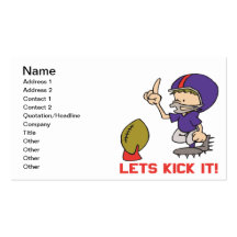 Lets Kick It Business Cards