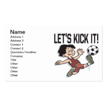 Lets Kick It Business Cards