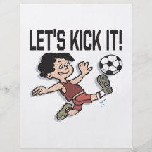 Lets Kick It Flyer Design