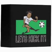 Lets Kick It Vinyl Binder
