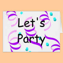 Let's Party cards