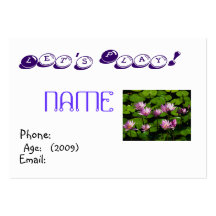 Let's Play Business Card Template