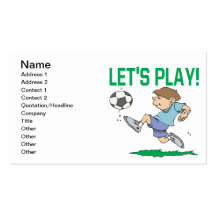 Lets Play Business Card Template