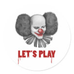 Let's Play Gift Round Stickers