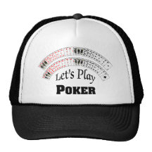 "Let's Play Poker" Hat