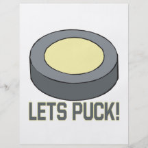 Lets Puck Personalized Flyer