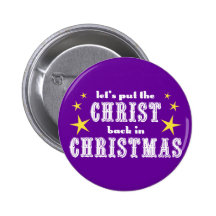 Let's put the CHRIST back in CHRISTMAS Pin
