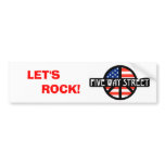 Let's Rock Bumper Sticker