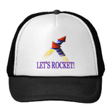 Lets Rocket Mesh Hat