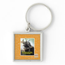 Let's see if she notices. keychains